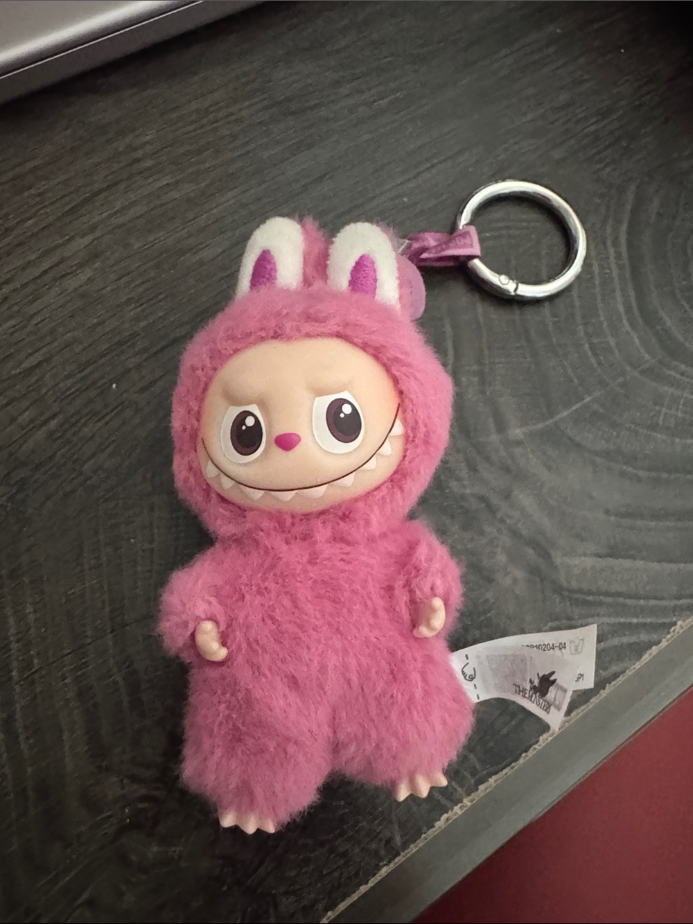 Pink Labubu Keychain